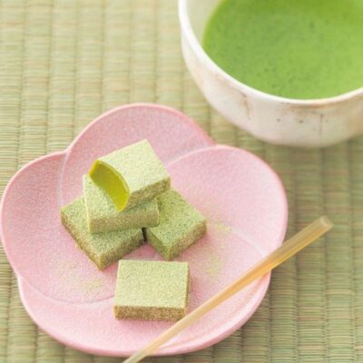 nama chocolate vị matcha