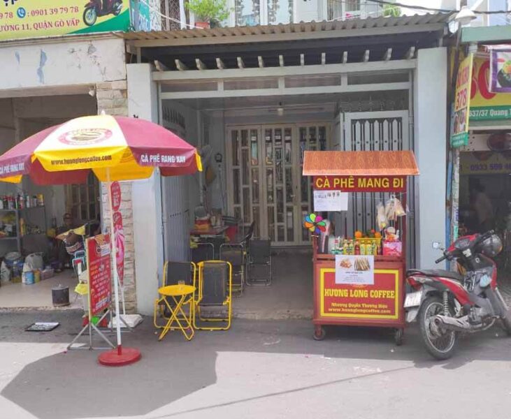 nhượng quyền xe cafe take away