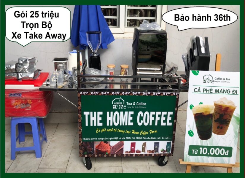 nhượng quyền xe cafe take away the home coffee