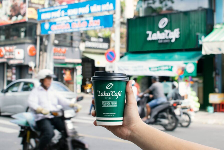 hượng quyền xe cafe take away laha
